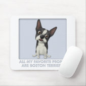 Boston Terrier Favoriet Muismat (Met muis)