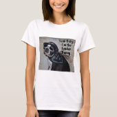 Boston Terrier: Fender Bunny T-shirt (Voorkant)