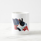 Boston Terrier Flag Koffiemok (Center)
