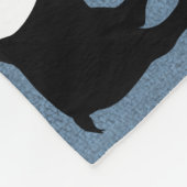 Boston Terrier Fleece Blanket Deken (Hoek)