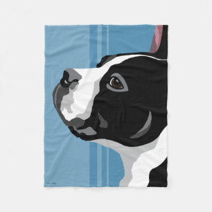 Boston Terrier Fleece Blankets Deken