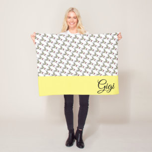 Boston Terrier Fleece Deken