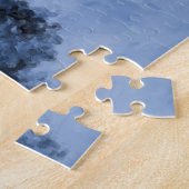 Boston Terrier Flowers Dog Art Foto schilderen  Legpuzzel (Zijkant)