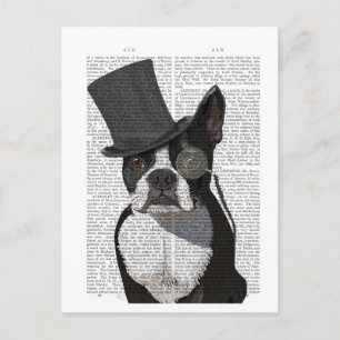 Boston Terrier, Formal Hound en Pet Briefkaart
