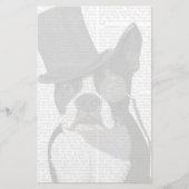 Boston Terrier, Formal Hound en Pet Briefpapier (Voorkant)