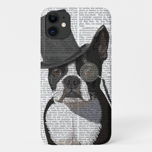 Boston Terrier, Formal Hound en Pet Case-Mate iPhone Case (Achterkant)