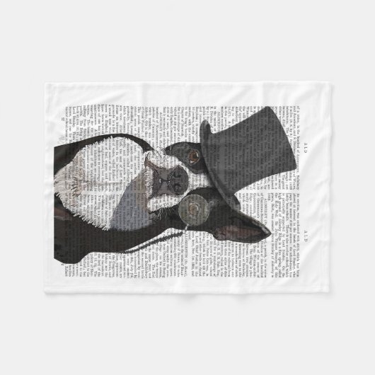 Boston Terrier, Formal Hound en Pet Fleece Deken (Voorkant (Horizontaal))