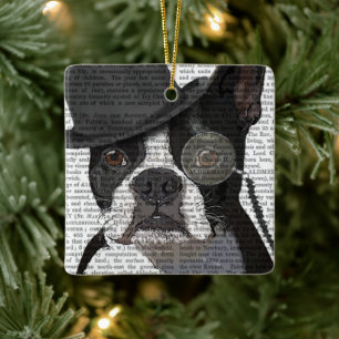 Boston Terrier, Formal Hound en Pet Keramisch Ornament