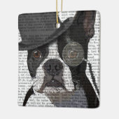 Boston Terrier, Formal Hound en Pet Keramisch Ornament (Links)