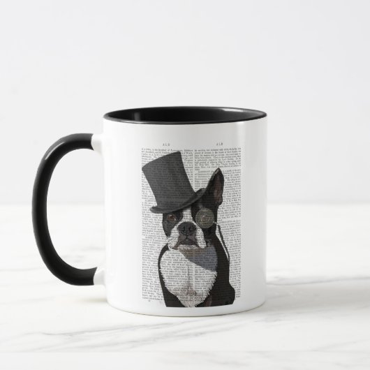 Boston Terrier, Formal Hound en Pet Mok (Links)