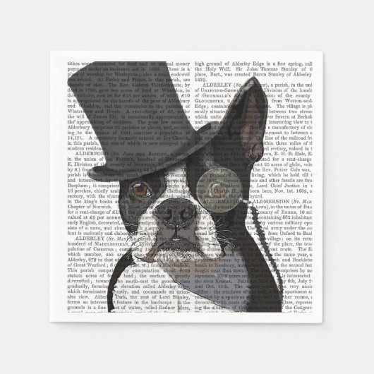 Boston Terrier, Formal Hound en Pet Servet (Voorkant)