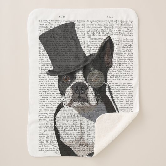 Boston Terrier, Formal Hound en Pet Sherpa Deken (Voorkant)