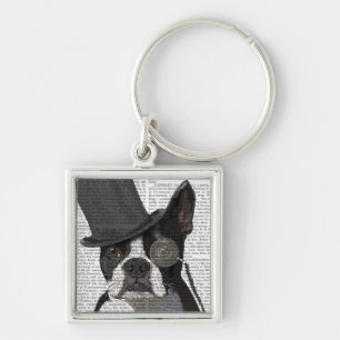 Boston Terrier, Formal Hound en Pet Sleutelhanger