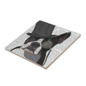 Boston Terrier, Formal Hound en Pet Tegeltje (Zijkant)