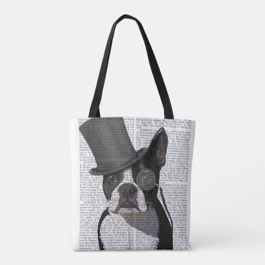Boston Terrier, Formal Hound en Pet Tote Bag (Achterkant)