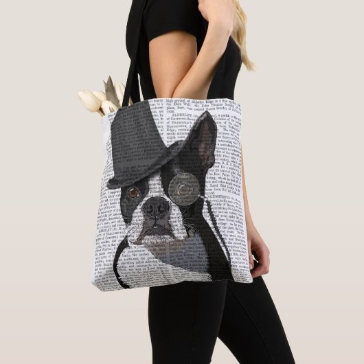 Boston Terrier, Formal Hound en Pet Tote Bag (Dichtbij)