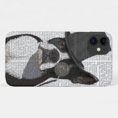 Boston Terrier, Formele Jachthond en Hoed Case-Mate iPhone Case (Achterkant (horizontaal))