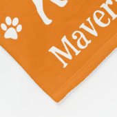 Boston Terrier gepersonaliseerde deken cadeau (Hoek)