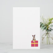 Boston Terrier Gift Box Stationery Briefpapier (Staand voorkant)