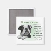 Boston Terrier Gifts Magneet (Voorkant / Achterkant)