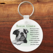 Boston Terrier Gifts Sleutelhanger (Voorkant)