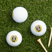 Boston Terrier Golfballen (Insitu Gras)