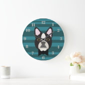 Boston Terrier Grote Klok (Huis)