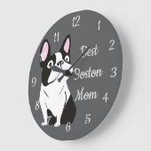 Boston terrier grote klok (Hoek)