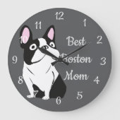 Boston terrier grote klok (Voorkant)