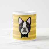 Boston Terrier Grote Koffiekop (Voorkant)