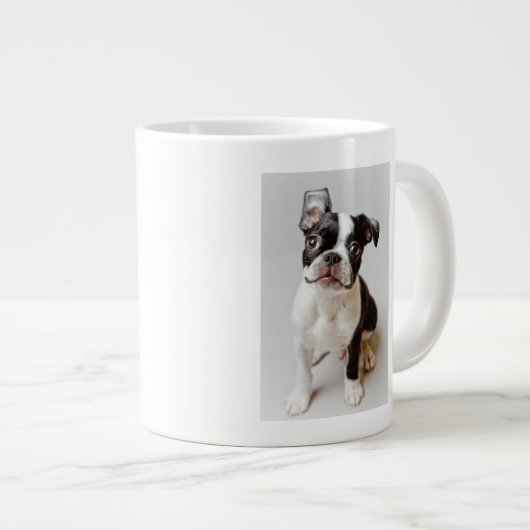 Boston Terrier Grote Koffiekop (Voorkant rechts)
