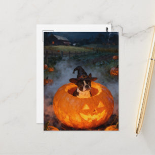 Boston Terrier Halloween Briefkaart