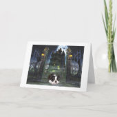 Boston Terrier Halloween Card Kaart (Voorkant)