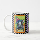 BOSTON TERRIER HALLOWEEN CLOWN, CLASSIC DOG MOK (Links)