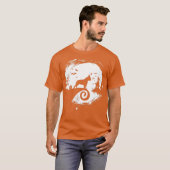 Boston Terrier Halloween Costume Bostie Moon T-shirt (Voorkant volledig)