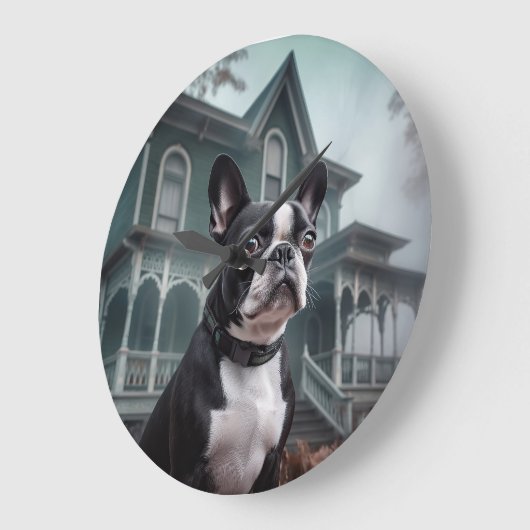 Boston Terrier Halloween eng Grote Klok (Hoek)
