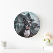 Boston Terrier Halloween eng Grote Klok (Huis)