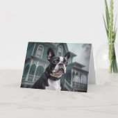 Boston Terrier Halloween eng Kaart (Voorkant)