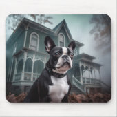 Boston Terrier Halloween eng Muismat (Voorkant)