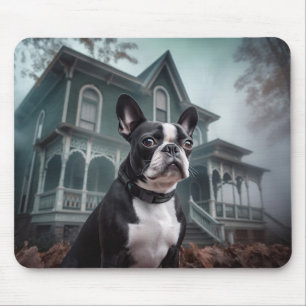 Boston Terrier Halloween eng Muismat
