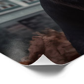 Boston Terrier Halloween eng Perfect Poster (Hoek)