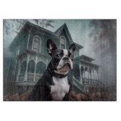 Boston Terrier Halloween eng Snijplank (Voorkant)