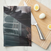 Boston Terrier Halloween eng Theedoek (Quarter Fold)