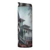 Boston Terrier Halloween eng Thermosbeker (Geroteerd rechts)