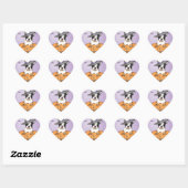 Boston Terrier Halloween Hart Sticker (Vel)