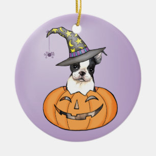 Boston Terrier Halloween Keramisch Ornament