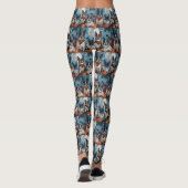 Boston Terrier Halloween Spoken Leggings (Achterkant)