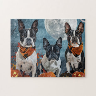 Boston Terrier Halloween Spoken Legpuzzel