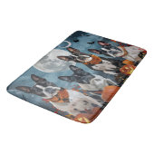 Boston Terrier Halloween Spokenverwekkend Badmat (Gekanteld)