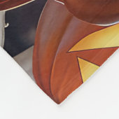 Boston Terriër Halloween Spooky Fleece Deken (Hoek)